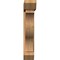 Ekena Millwork Funston Slat Smooth Bracket w/ Offset Brace, Western Red Cedar, 7 1/2"W x 34"D x 40"H BKT0806X34X40FST06SWR - alternate 2